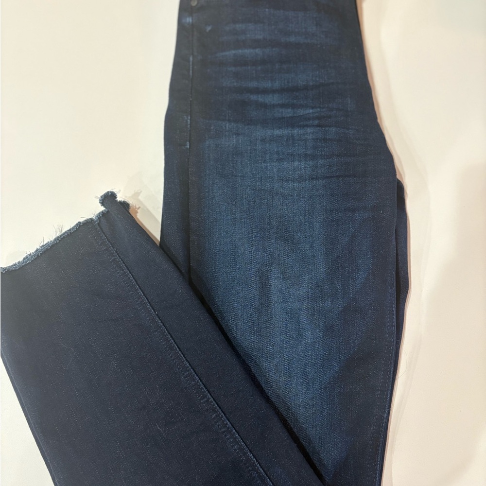 Mother Dark Wash Mid Rise Dazzler Ankle Jeans Size 28